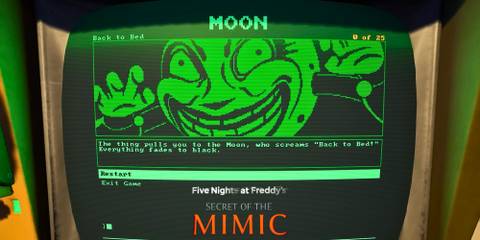 FNAF Secret of the Mimic Moon Minigame 