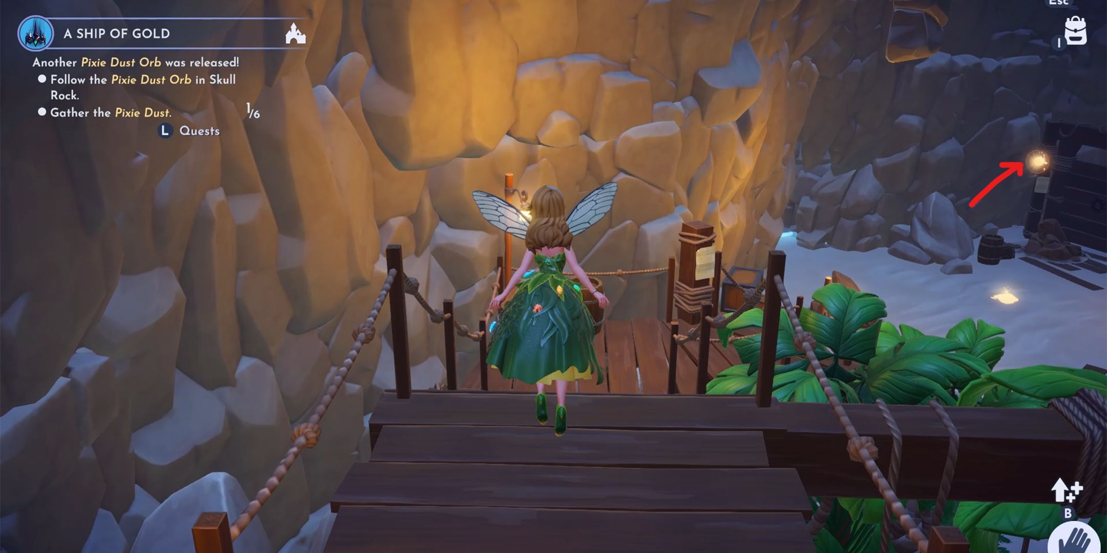 A Ship of Gold Quest In DDV - Disney Dreamlight Valley