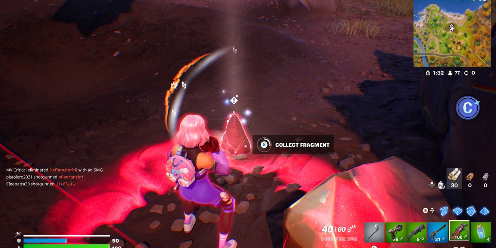 fortnite collect fragment