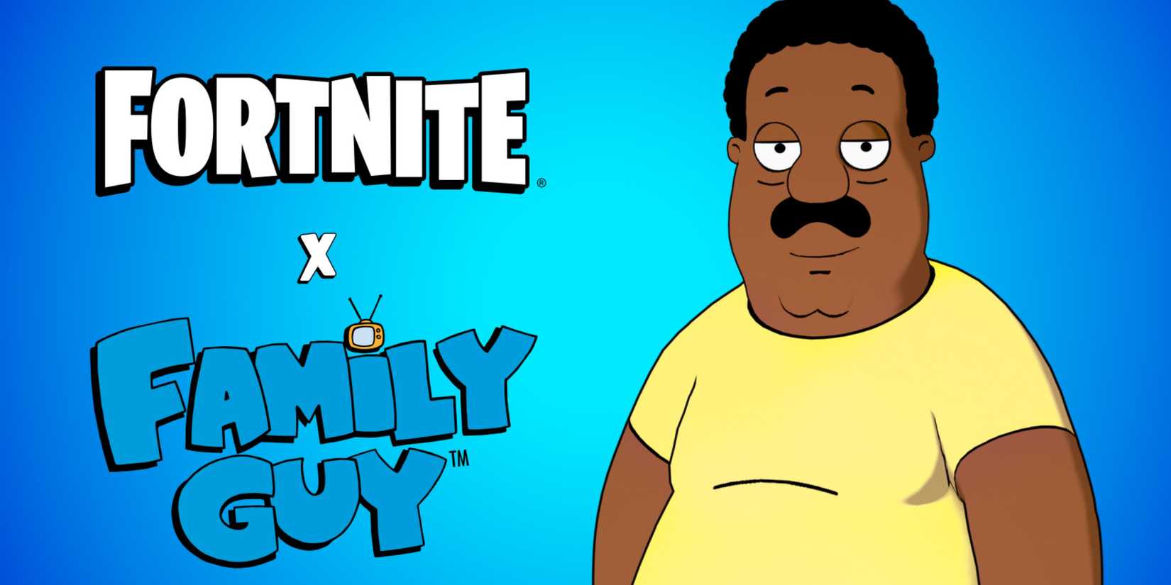 fortnite family guy collab cleveland brown