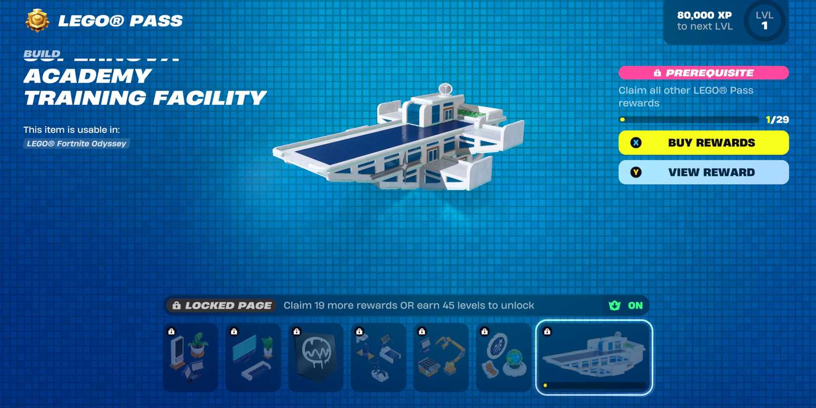 fortnite Supernova Academy LEGO Pass Page 4 Items