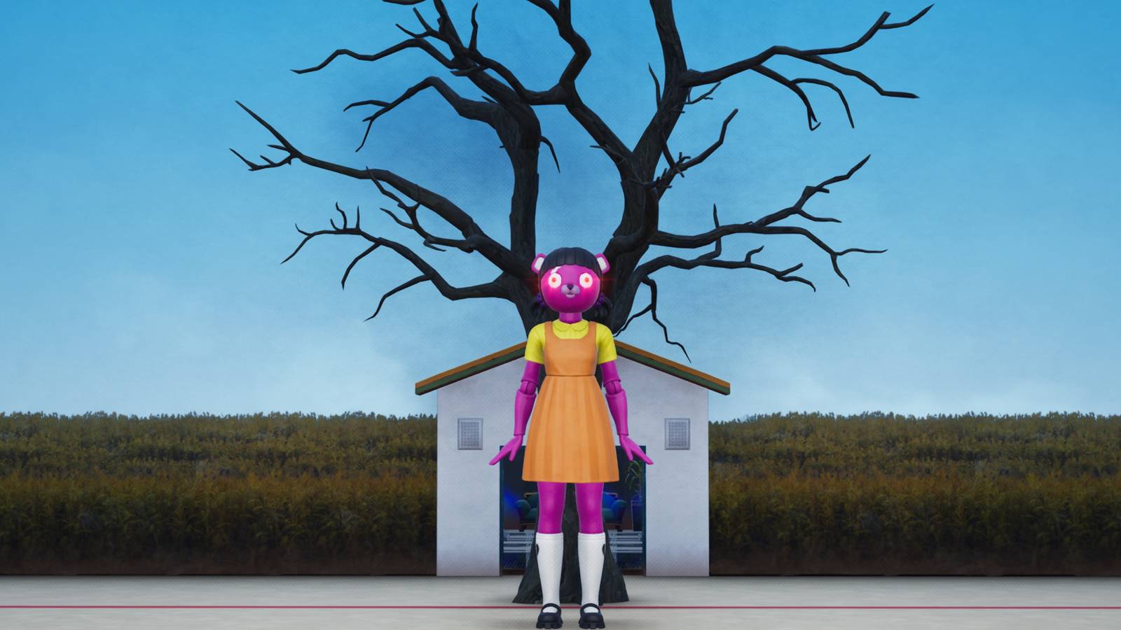 fortnite x squid game red light green light