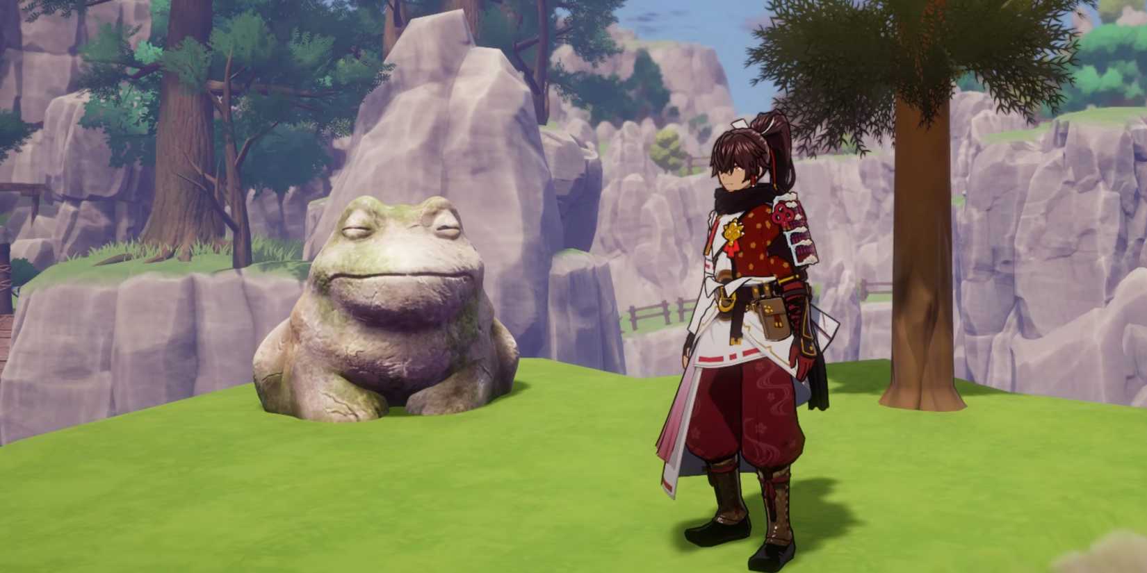 frog statues in rune factory guardians of azuma