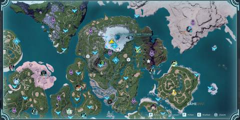 Frostbound Mountain - Palworld