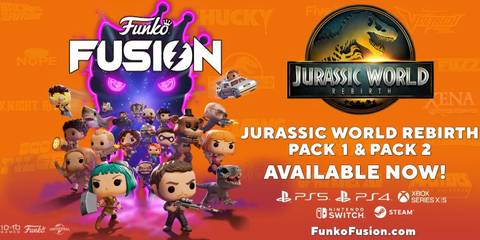 Funko Fusion Jurassic World DLC packs trailer end card