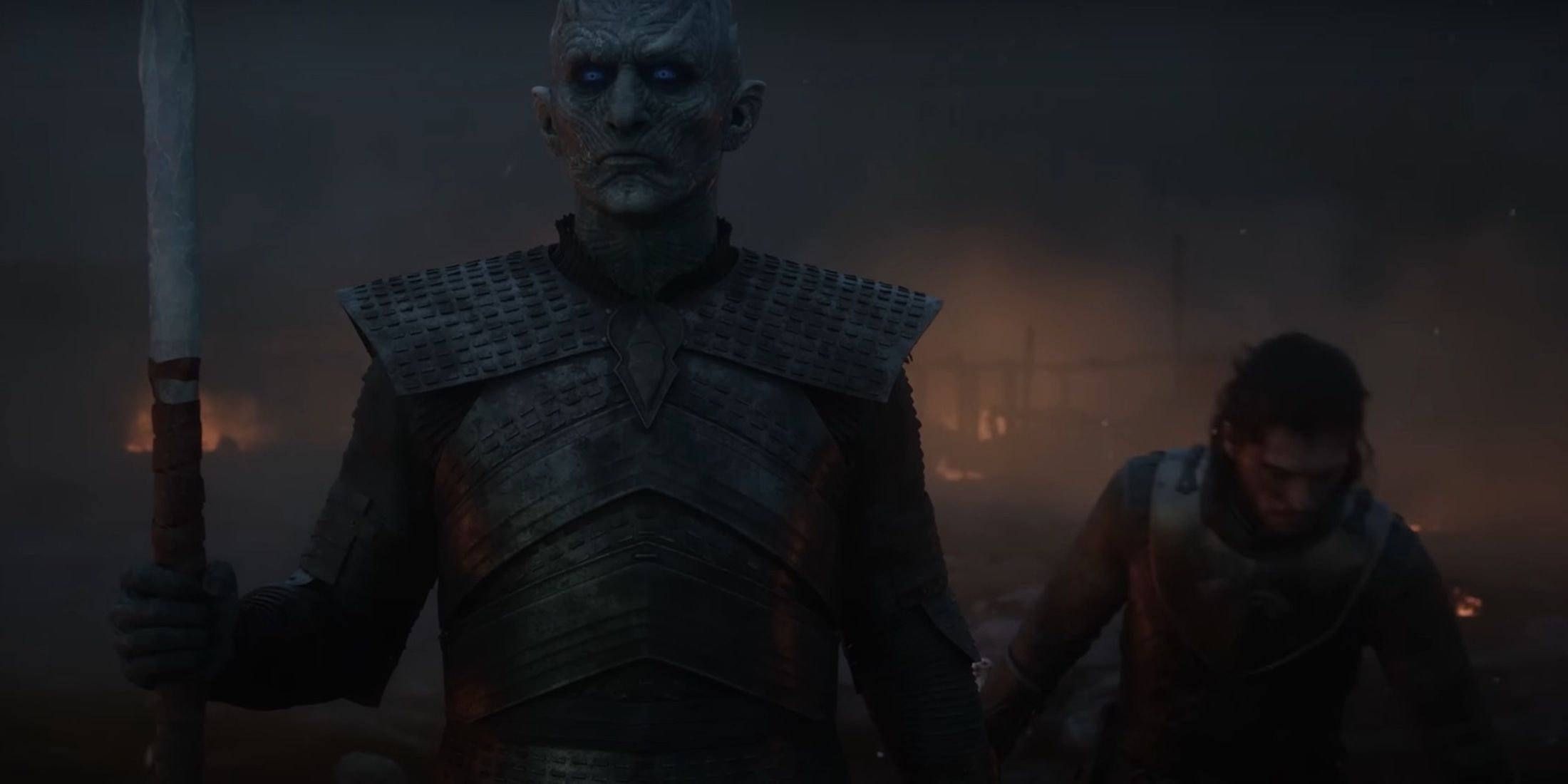 The Night King and Jon Snow in Game of Thrones: War For Westeros