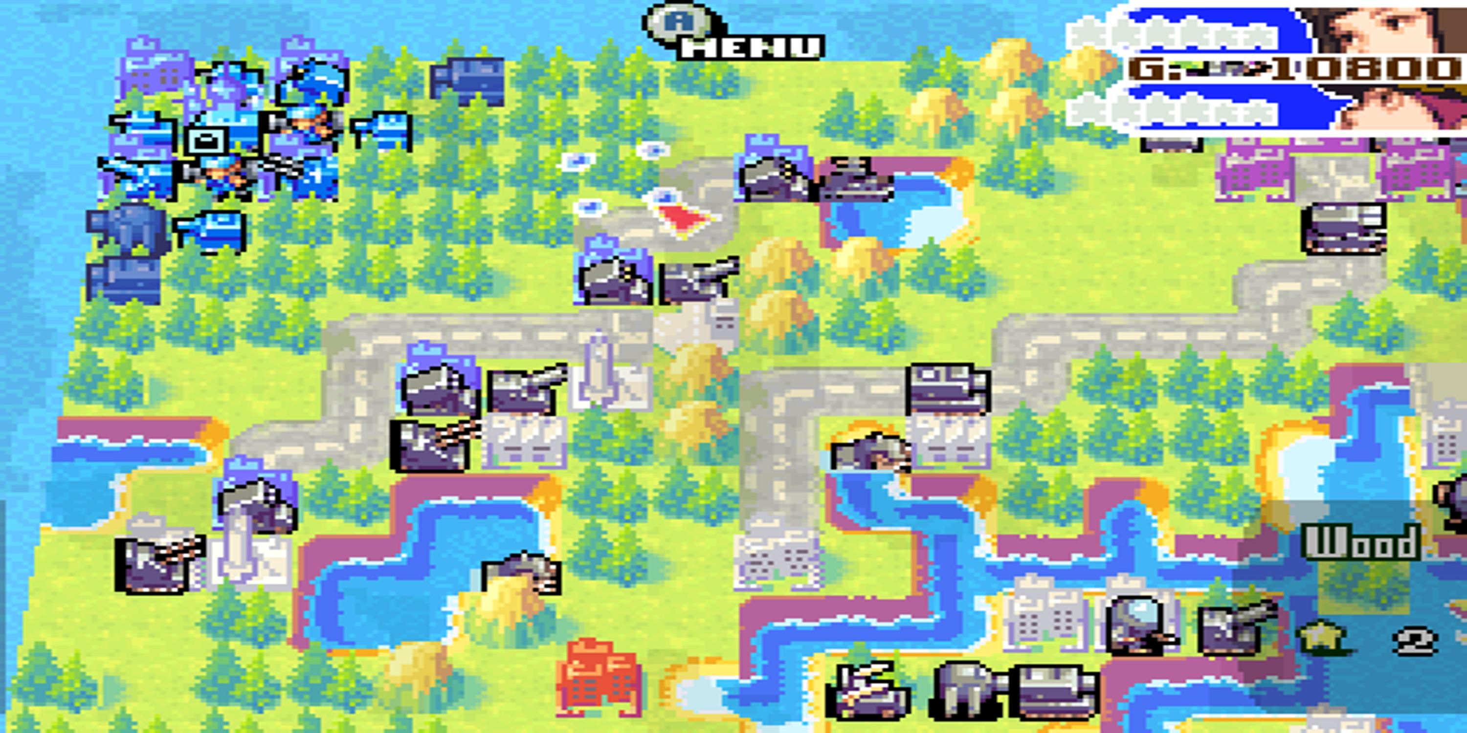 Gameplay of Advance Wars Dual Strike
