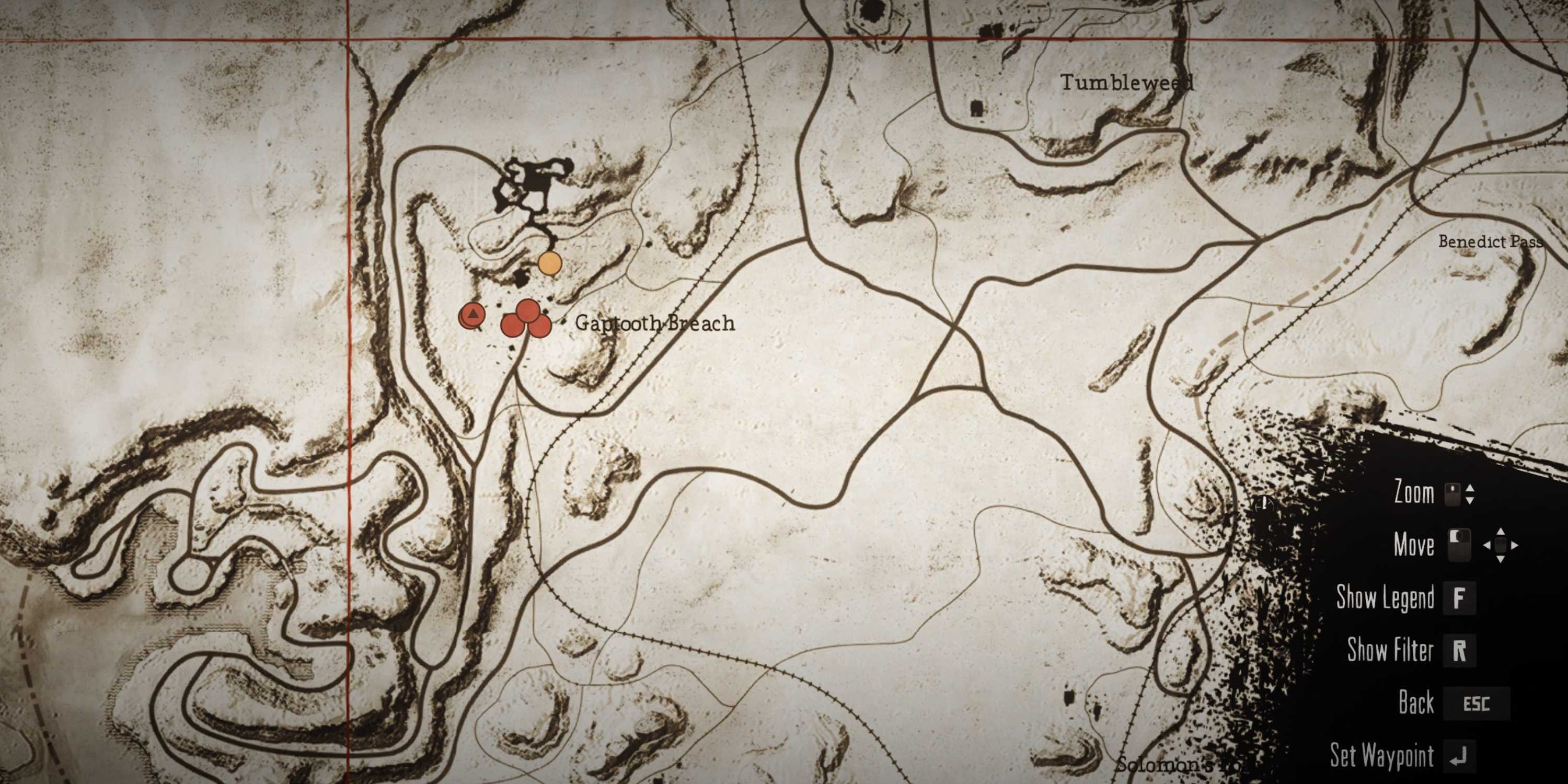 Gaptooth Ridge Rdr Every Gang Hideout in Red Dead Redemption