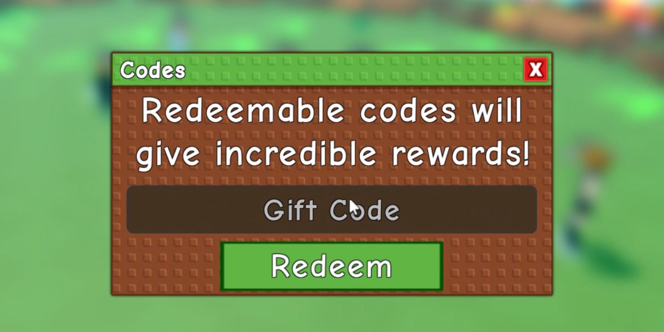 Garden Tower Defense the codes tab