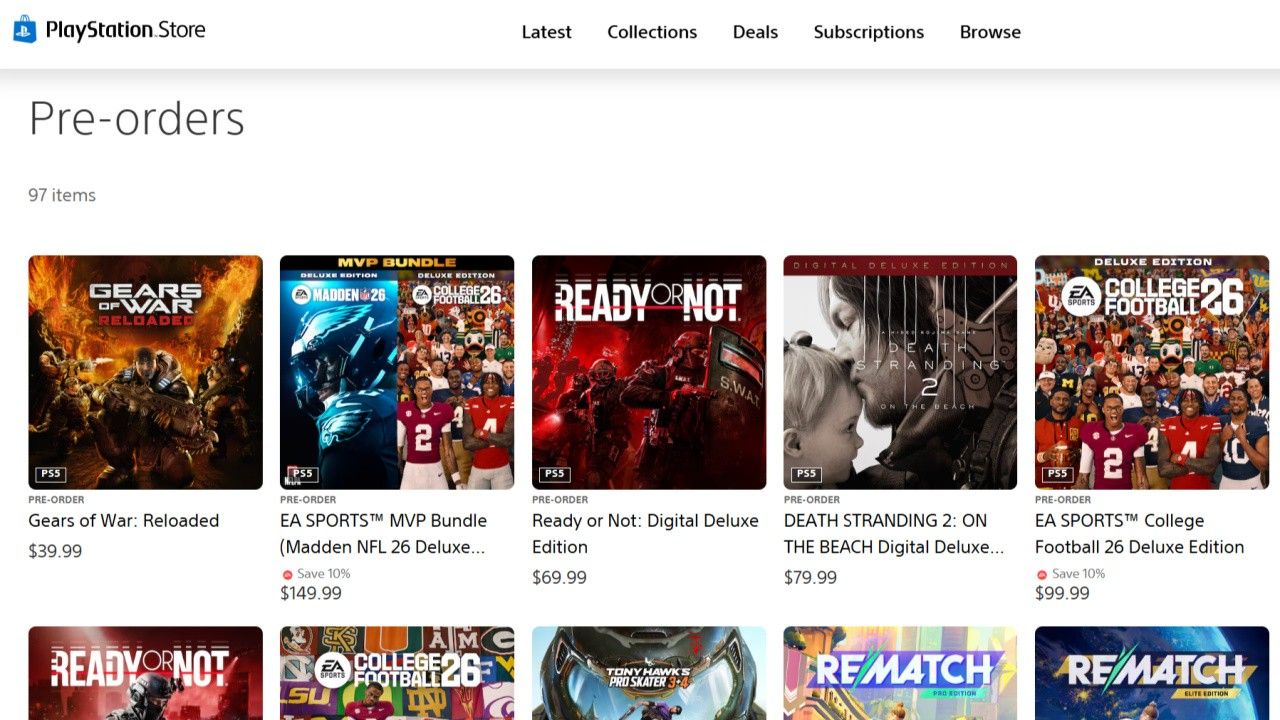 An Xbox Game is Dominating the PlayStation Store Pre-Order Charts
