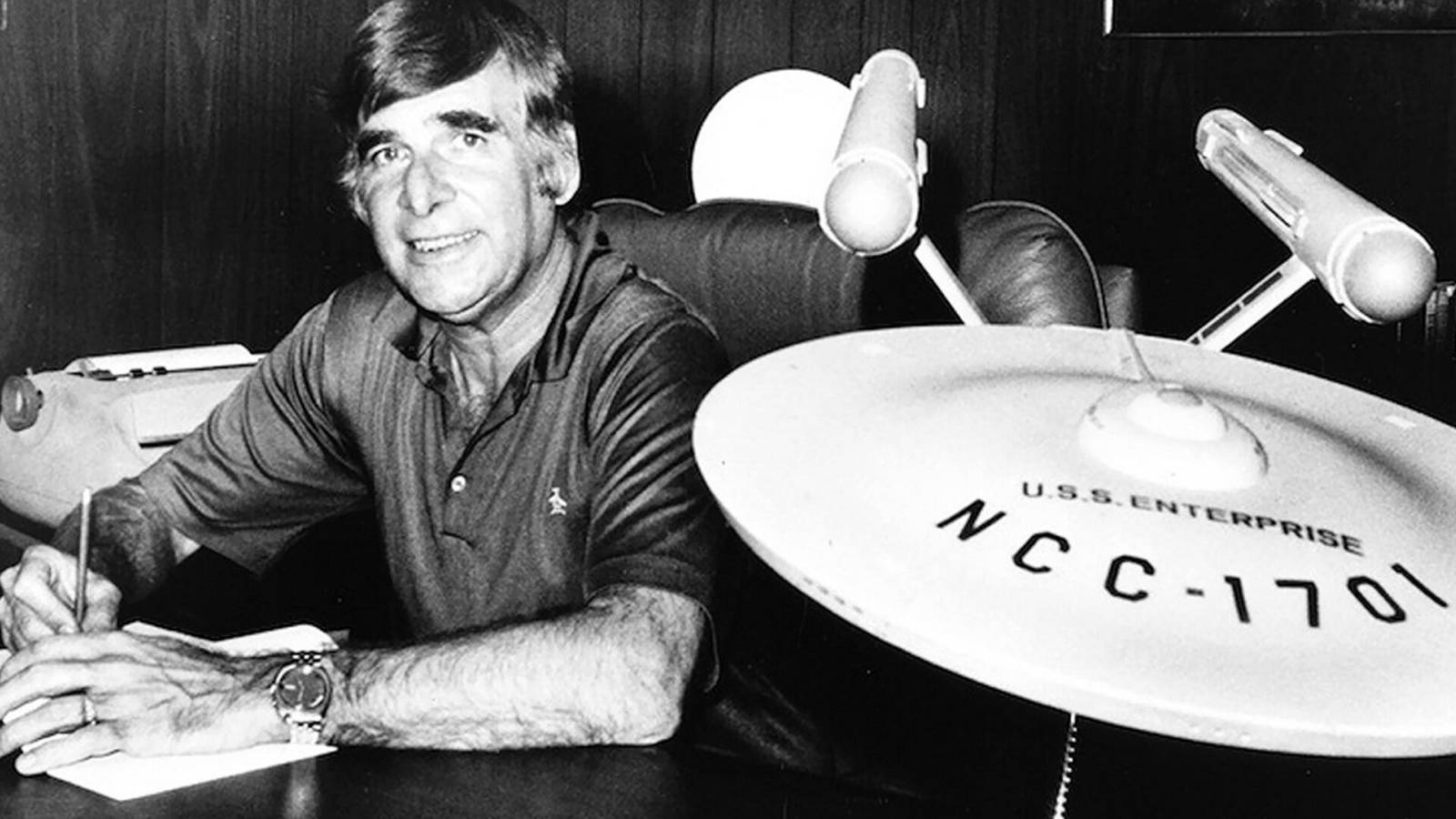 Gene Roddenberry Black and White