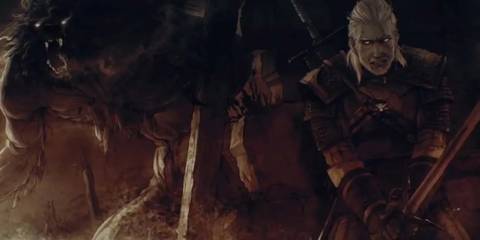 Geralt along in the ending of The Witcher 3 Wild Hunt