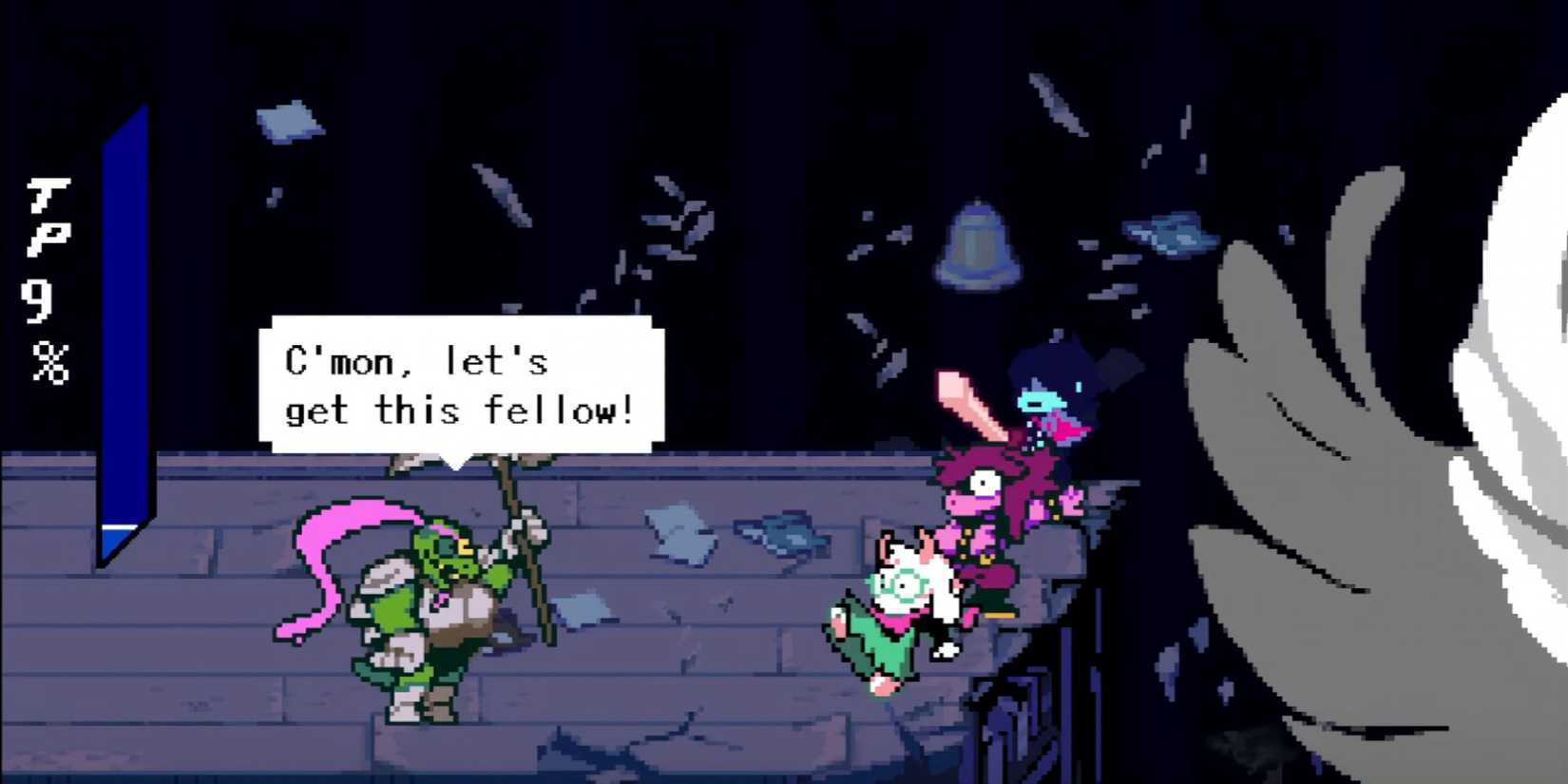 Gerson joins in fight in Deltarune