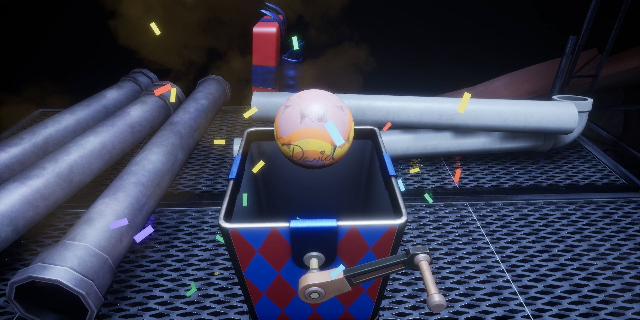 Get David Ball Giftbox Memorabilia Moon Boss Retail Showroom Bowl FNAF Secrets of Mimics