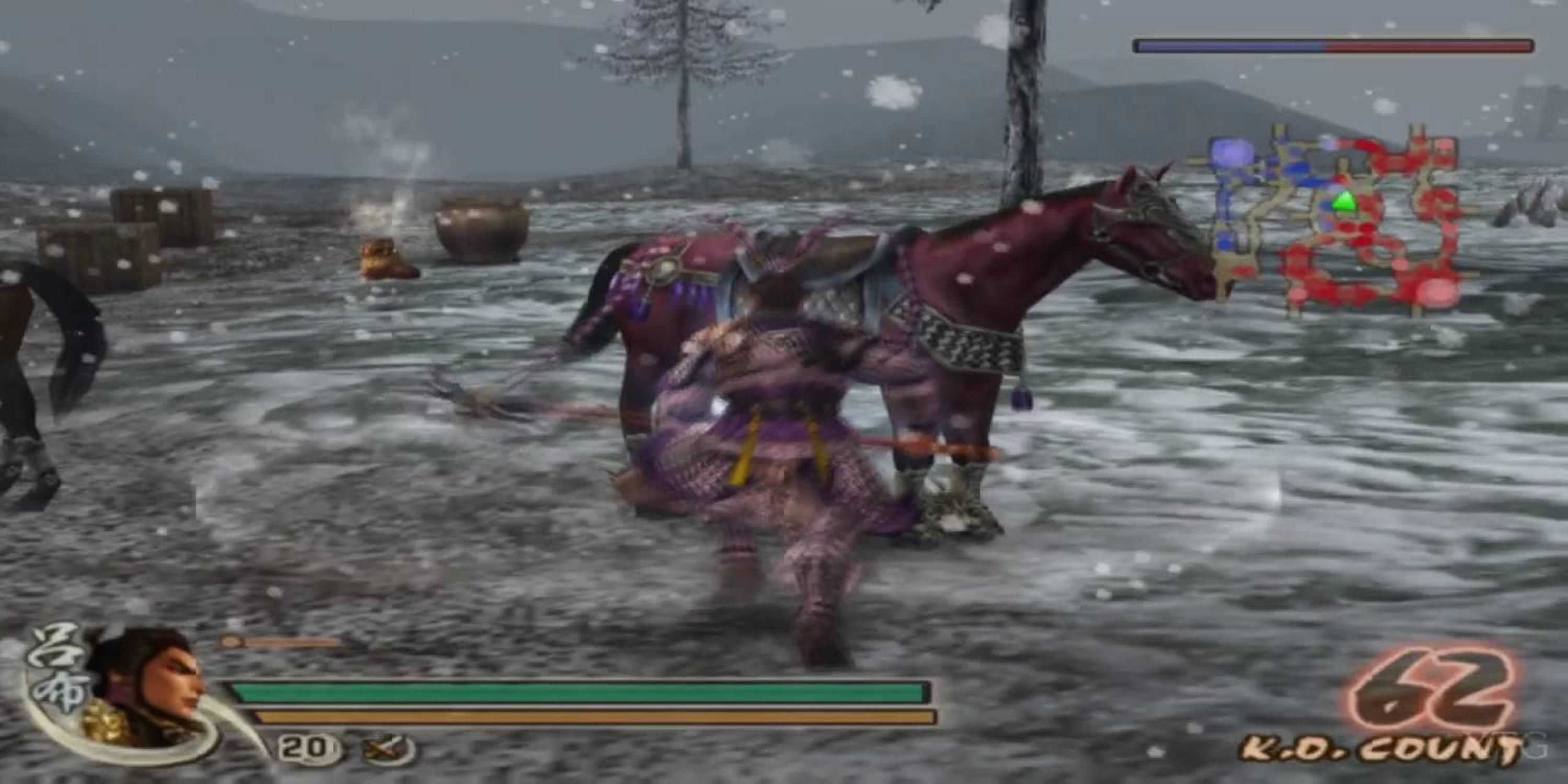 Getting on a horse in Dynasty Warriors 5-2