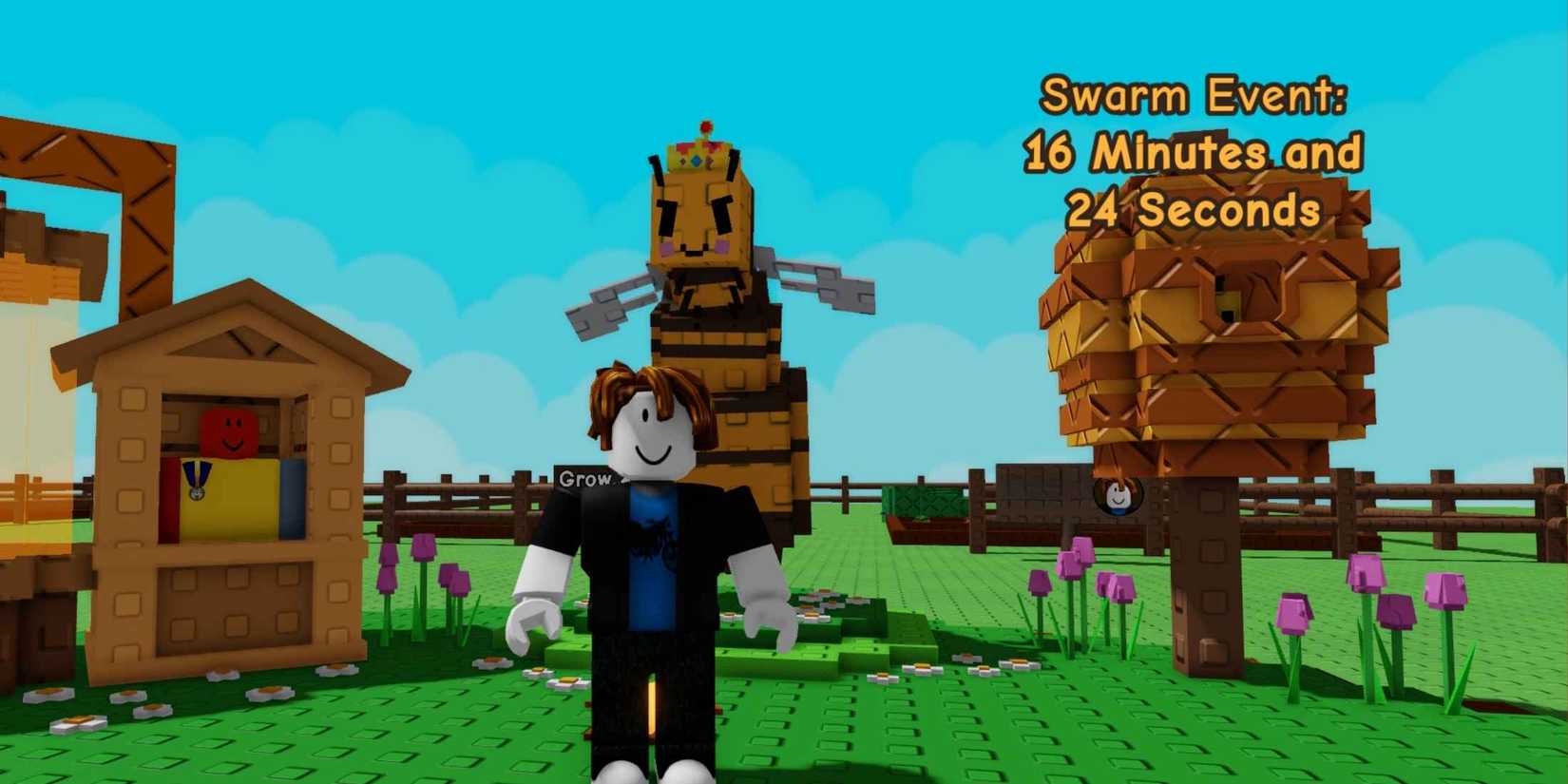 Getting Queen Bee in Grow A Garden