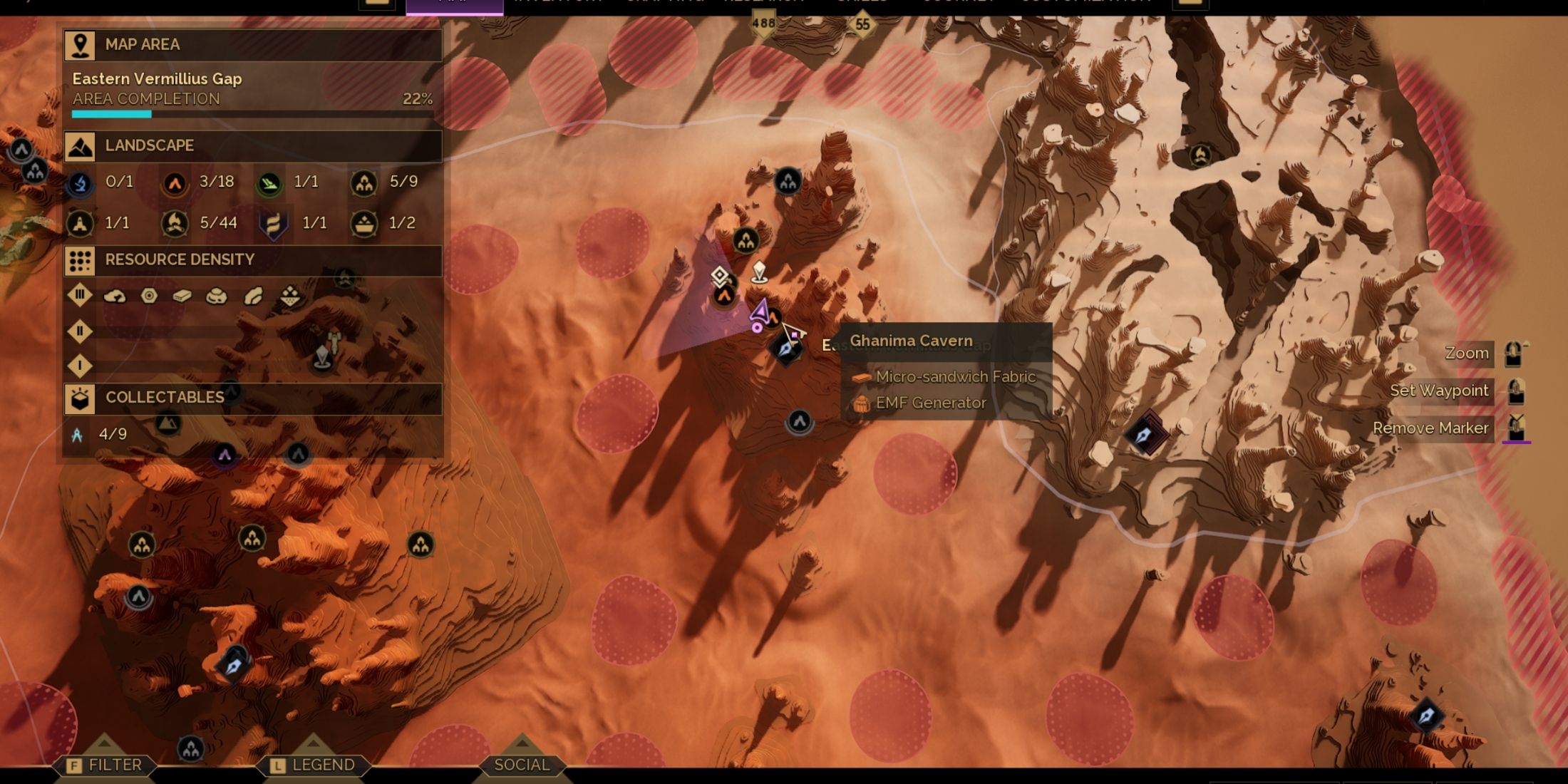 Ghanima Cavern unique schematic chest in Dune Awakening