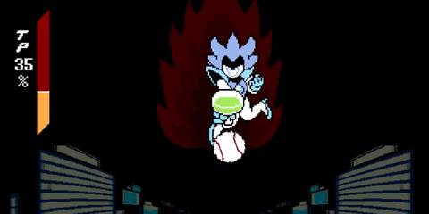 Giga Queen Baseball Attack Deltarune