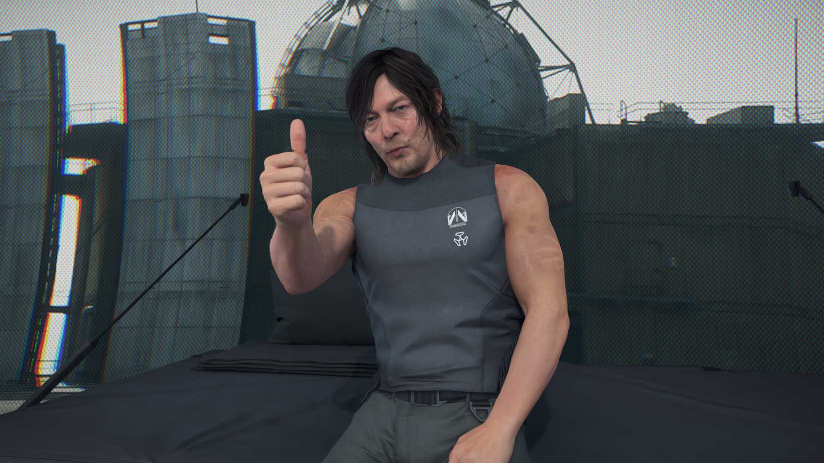 giving a thumbs up in death stranding 2