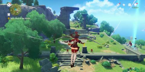 Gliding in Genshin Impact