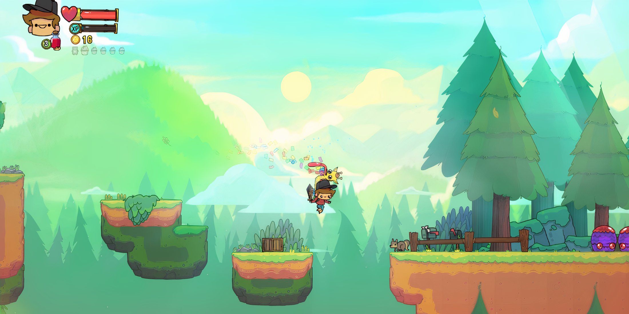 Gliding in The Adventure Pals