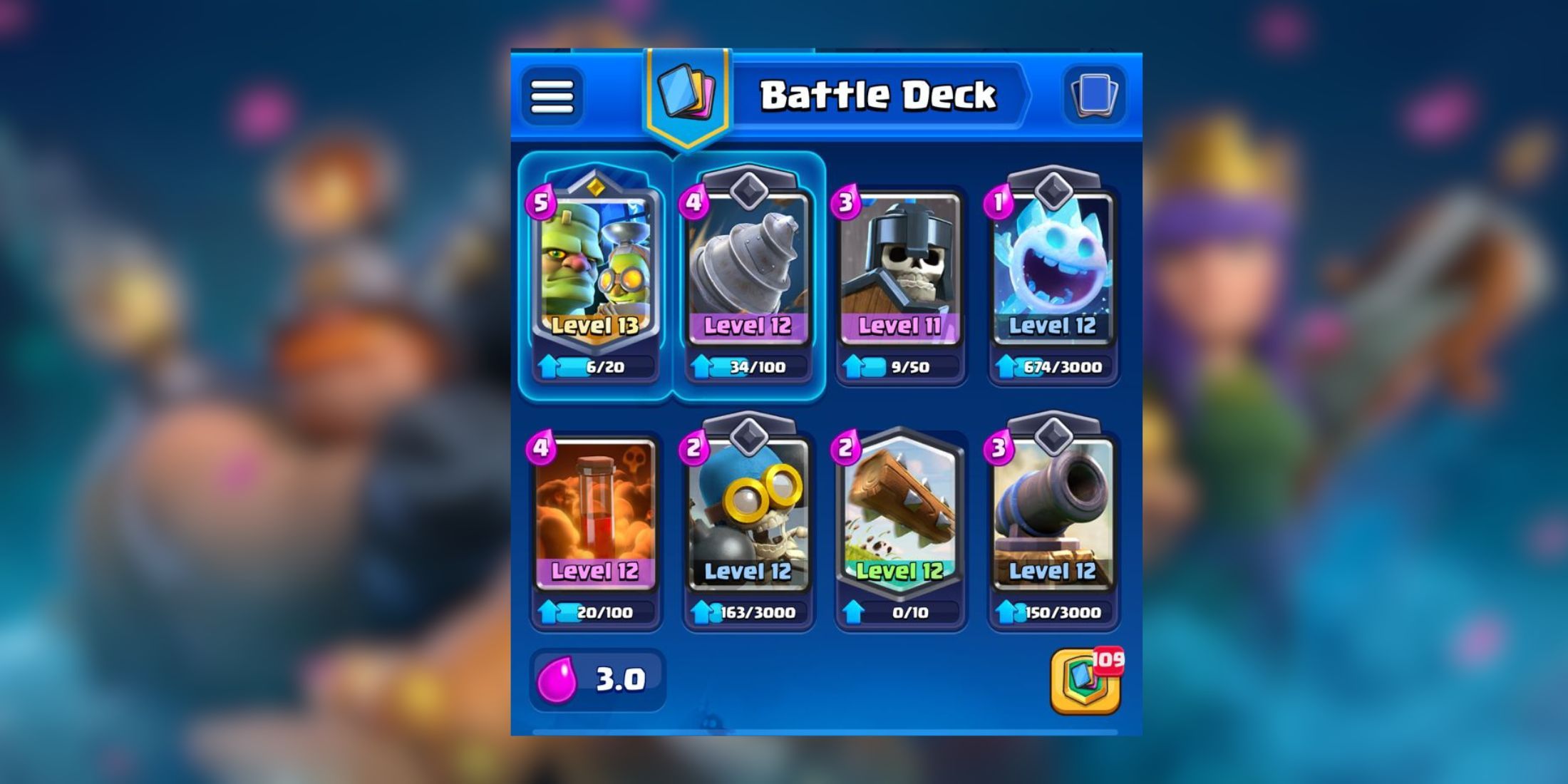 Goblin -Bohrer -Bomber -Goblinstein -Deck