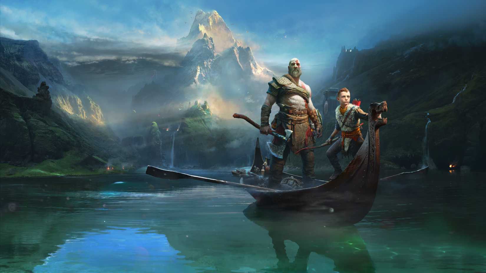 god of war ps4 key art