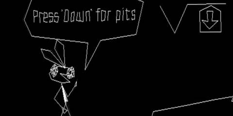 Going through a tutorial in Vib-Ribbon