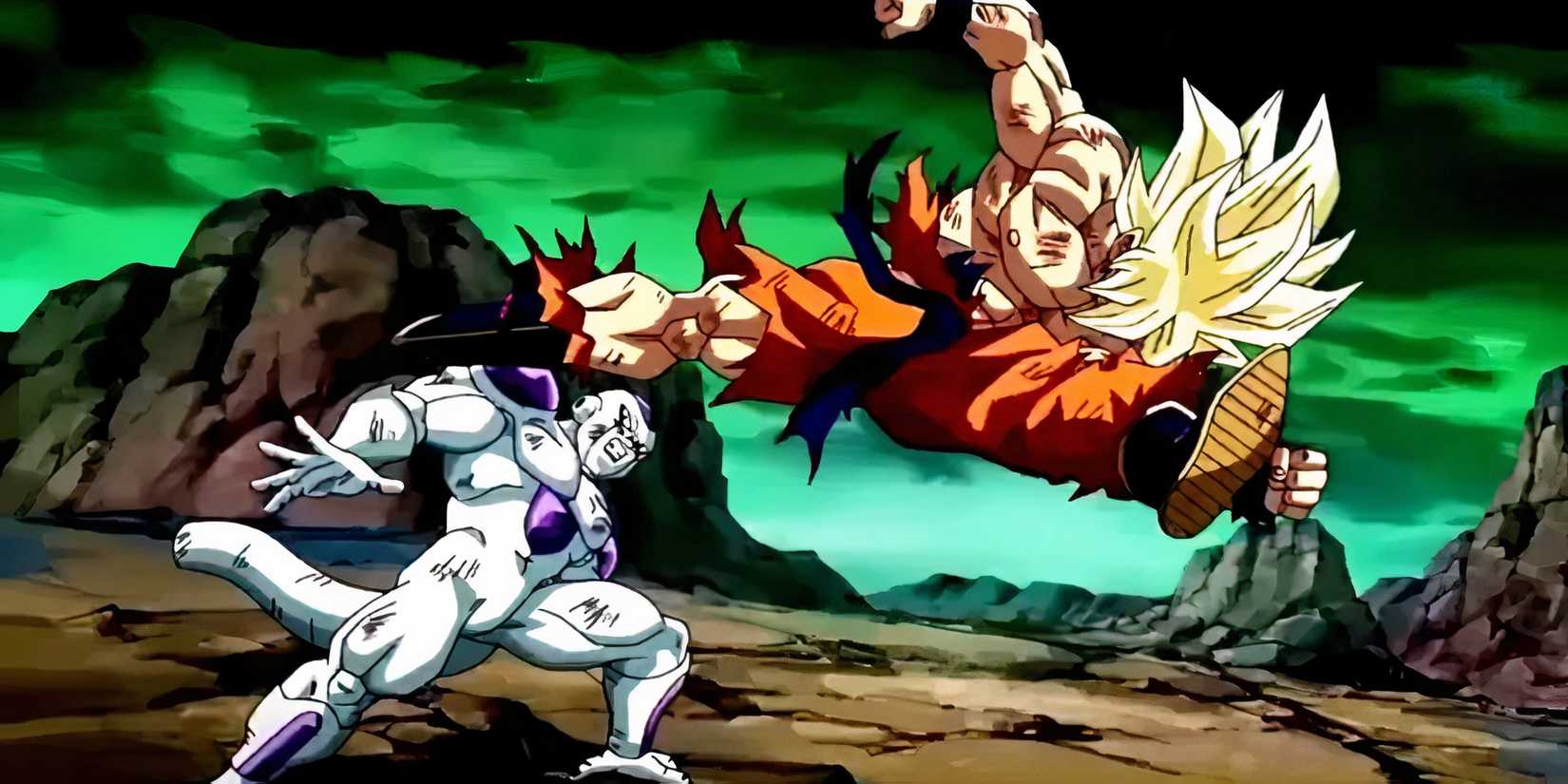 Goku vs Frieza in Dragon Ball Z