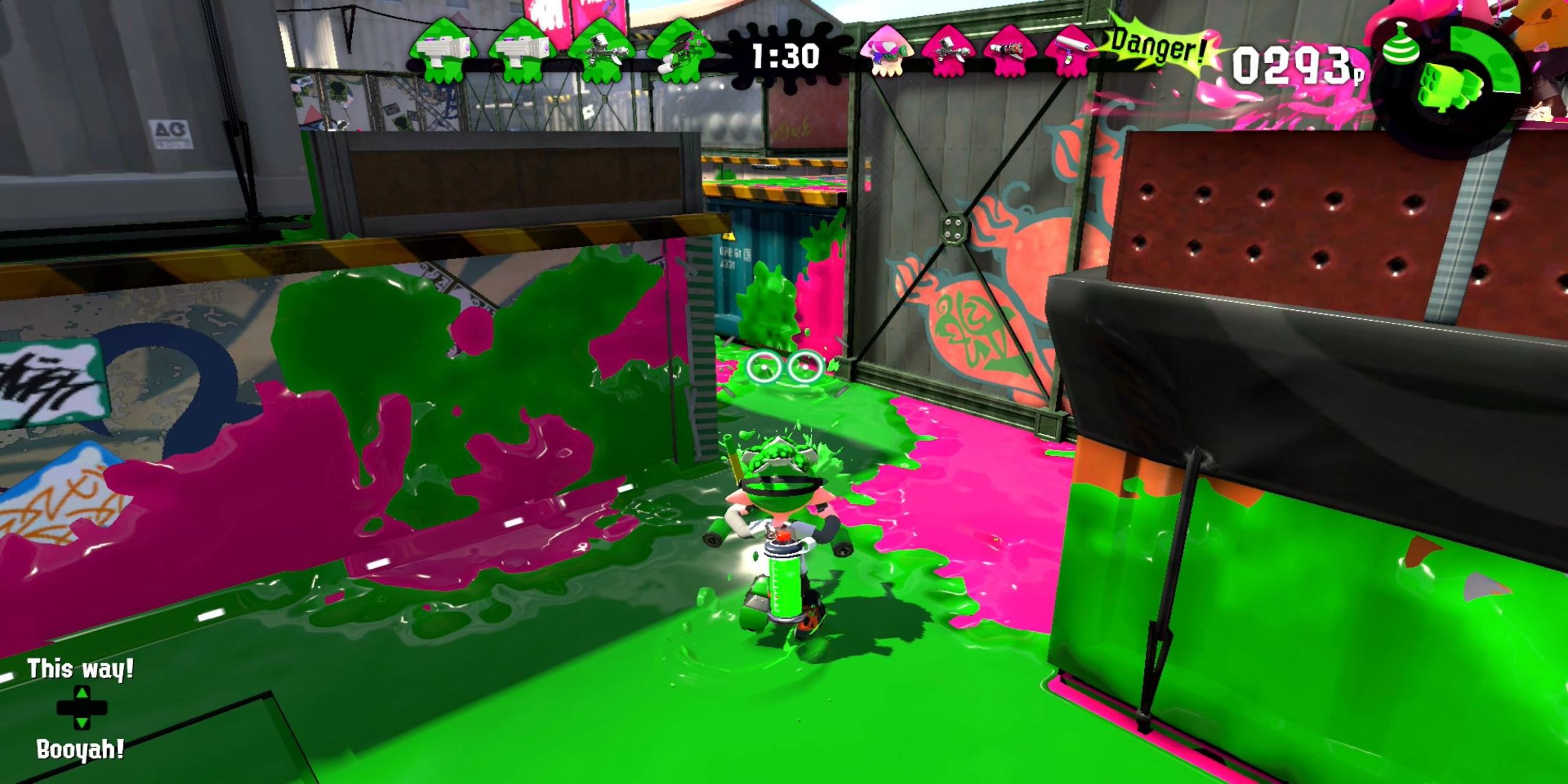 Green paint in Splatoon 2