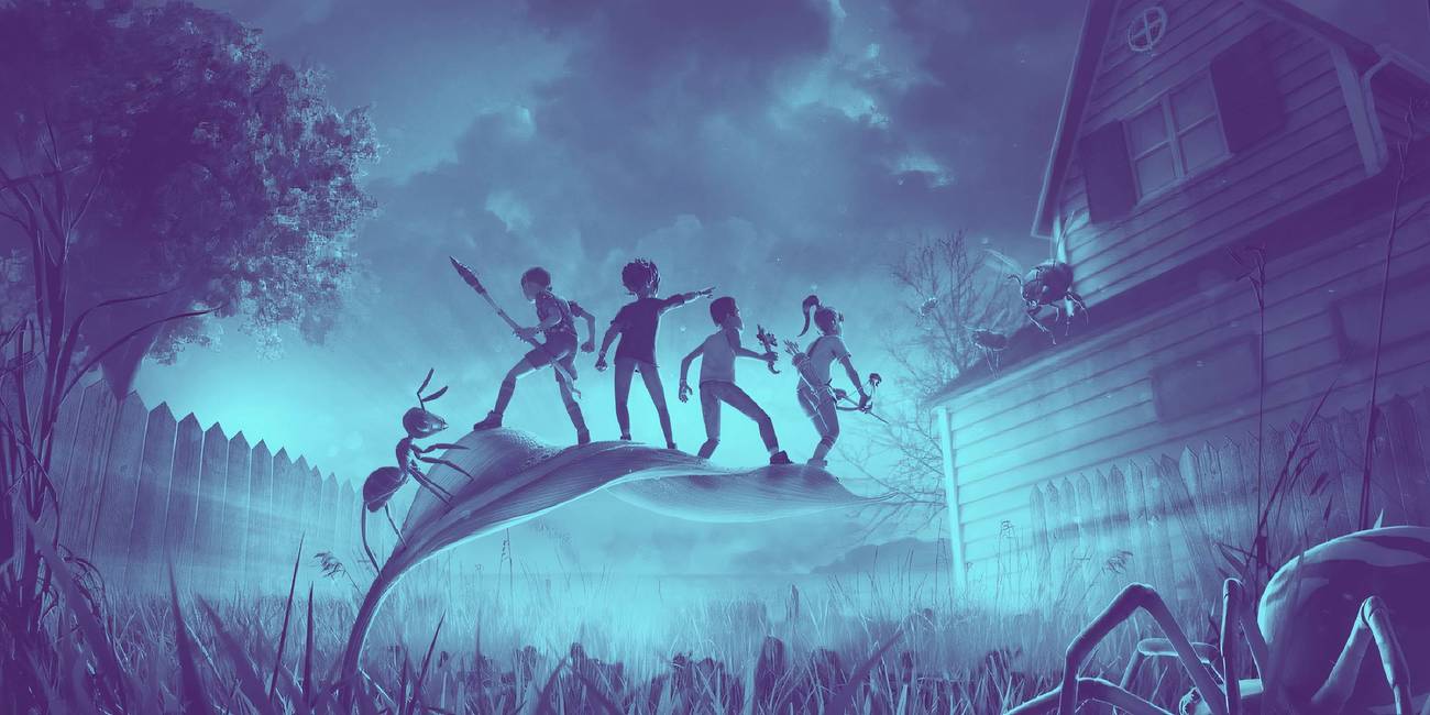 Grounded Game Cover Tinted Blue