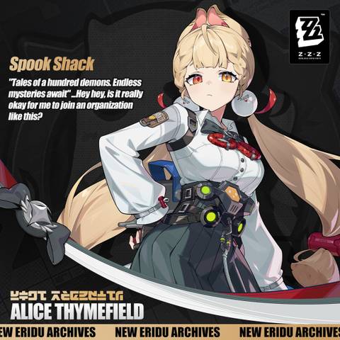 Alice Thymefield Zenless Zone Zero Drip Marketing