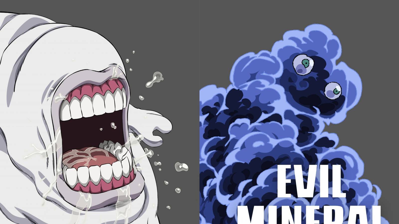 Gums and Evil Mineral Water Mysterious Beings One Punch Man Season 3