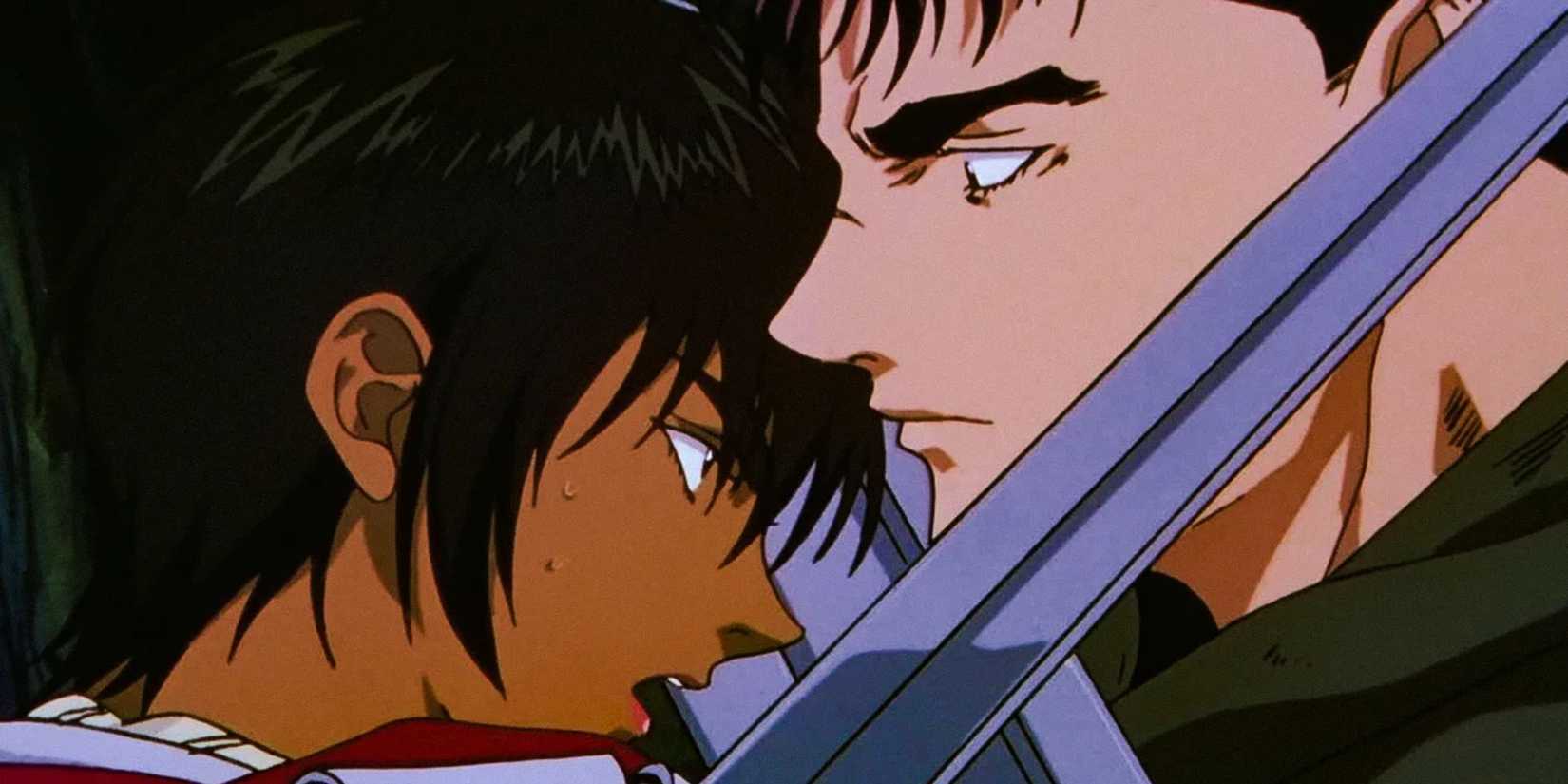 Guts and Casca featured prominently in Berserk