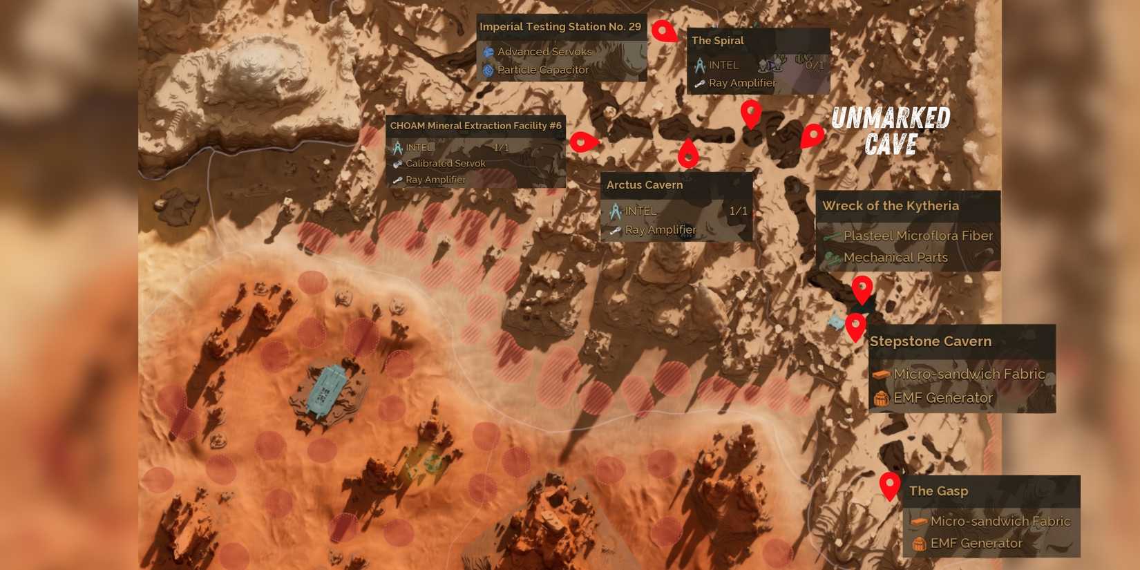 Hagga Rift All Unique Gear Locations Dune Awakening