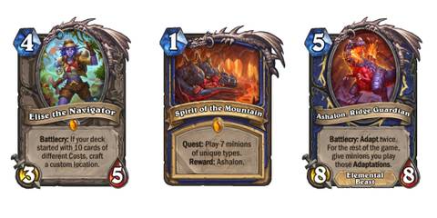 hearthstone the lost city of un'goro elise the navigator shaman quest