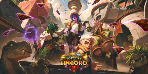 hearthstone the lost city of un'goro key art