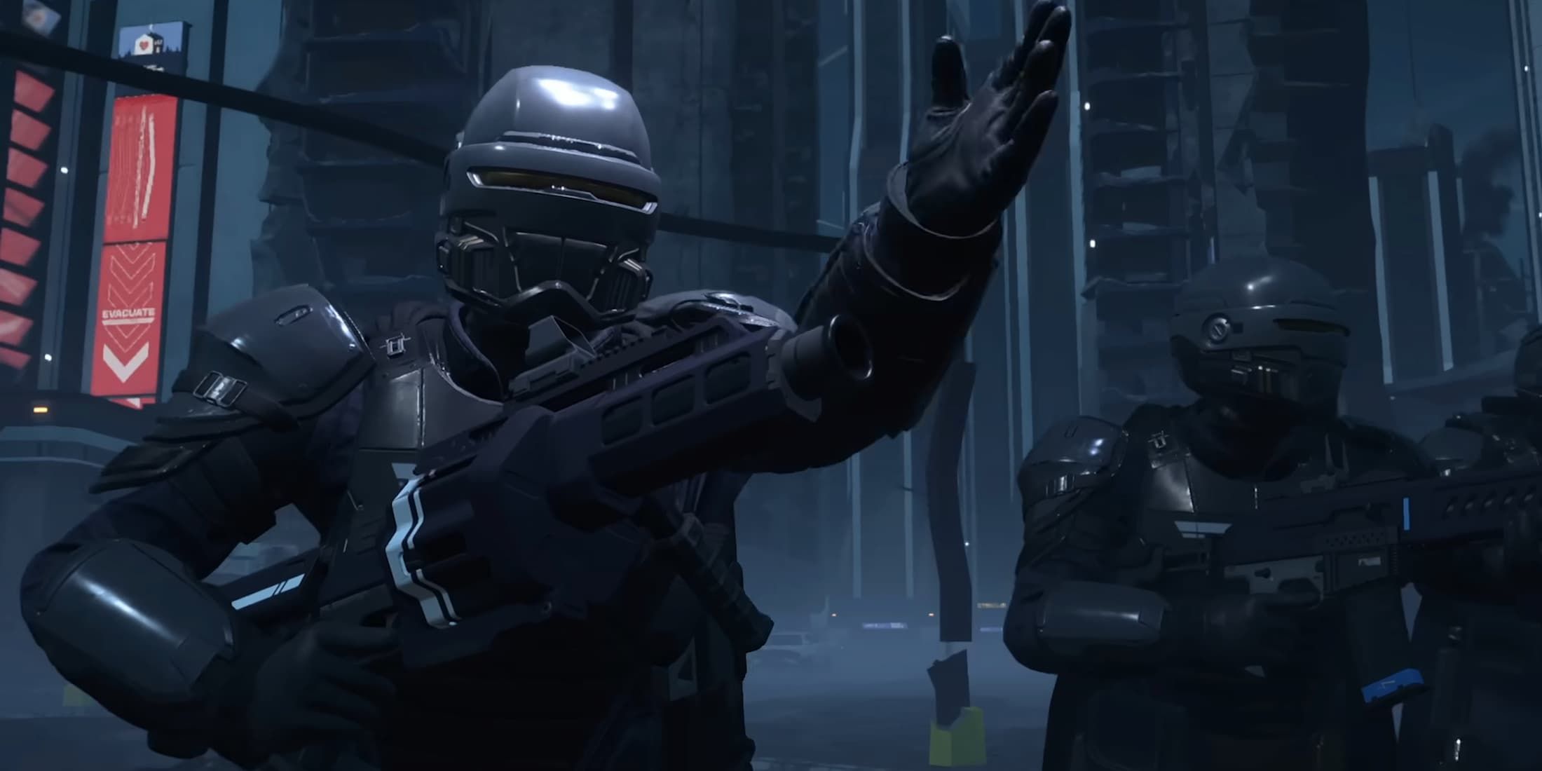 Helldivers 2 - Force of Law Warbond trailer still