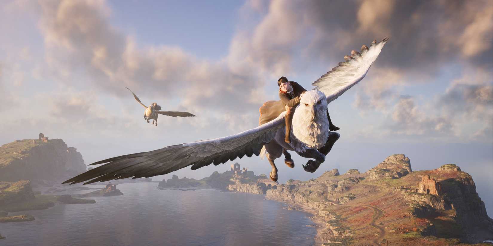 Hogwarts Legacy Hippogriff Flying