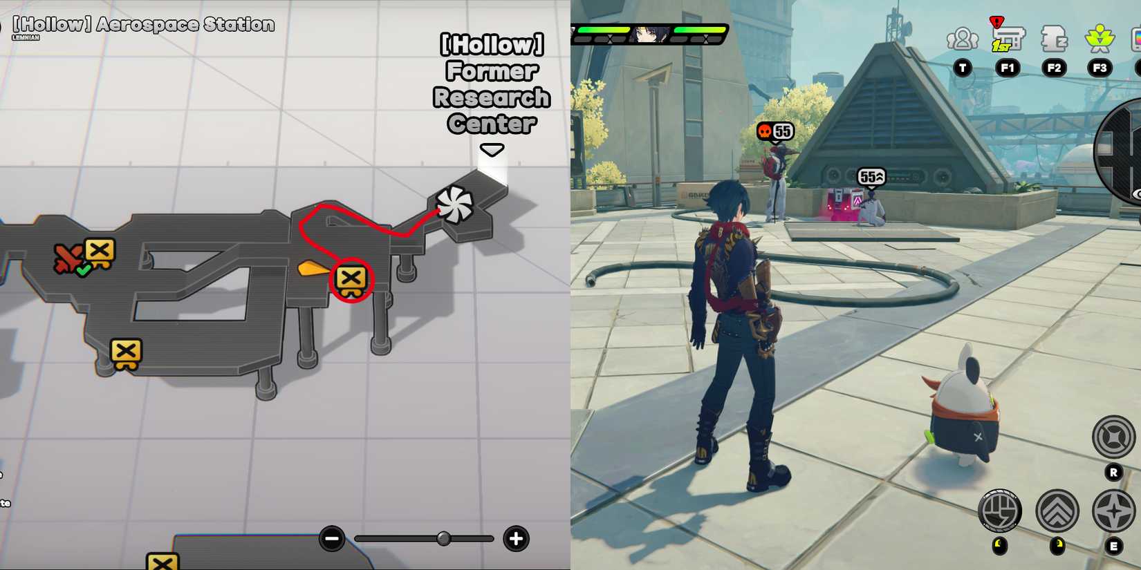 hollow aerospace station mini cargo trucks location 1 in zenless zone zero