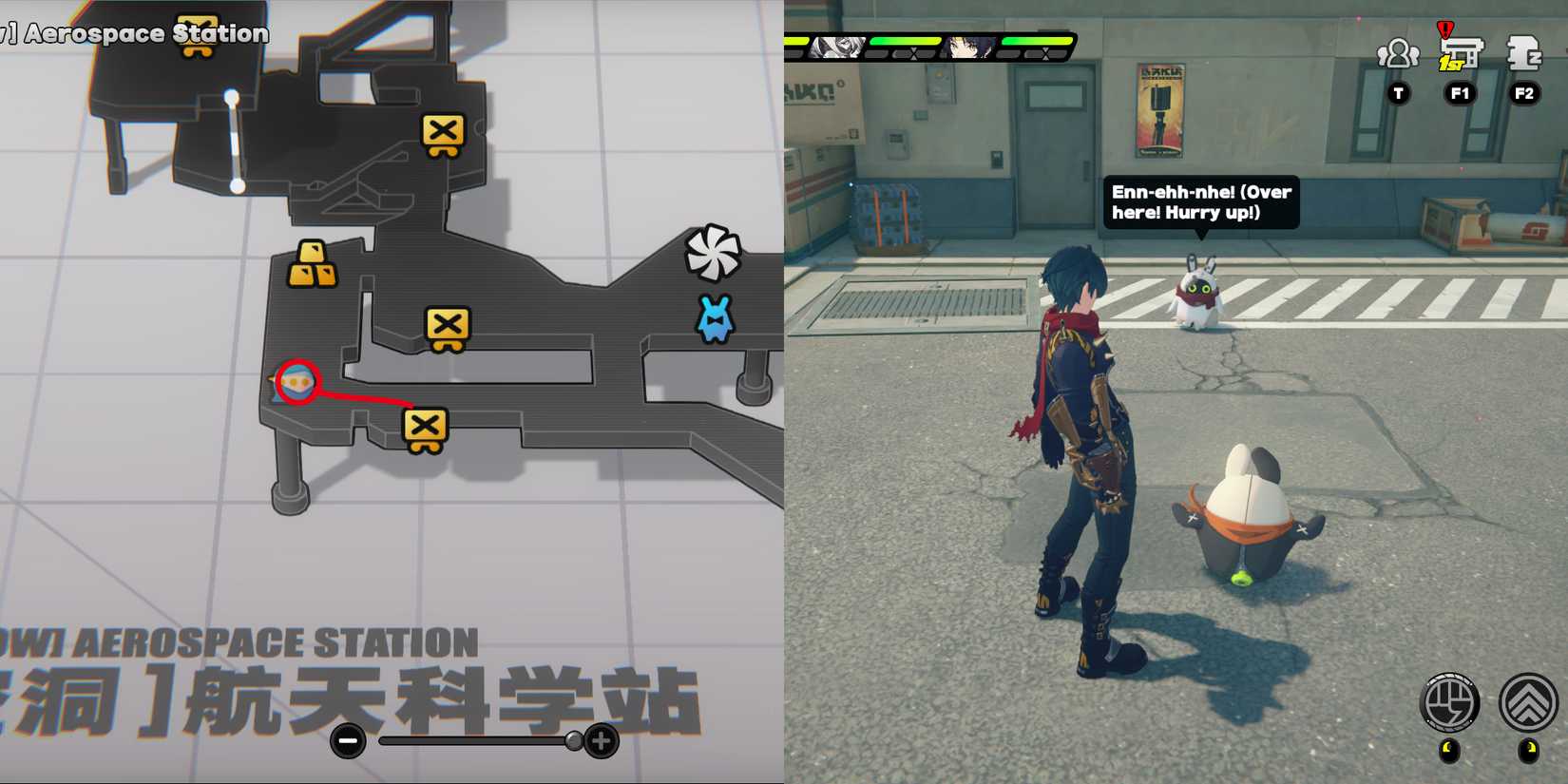 hollow aerospace station mini cargo trucks location 10 in zenless zone zero