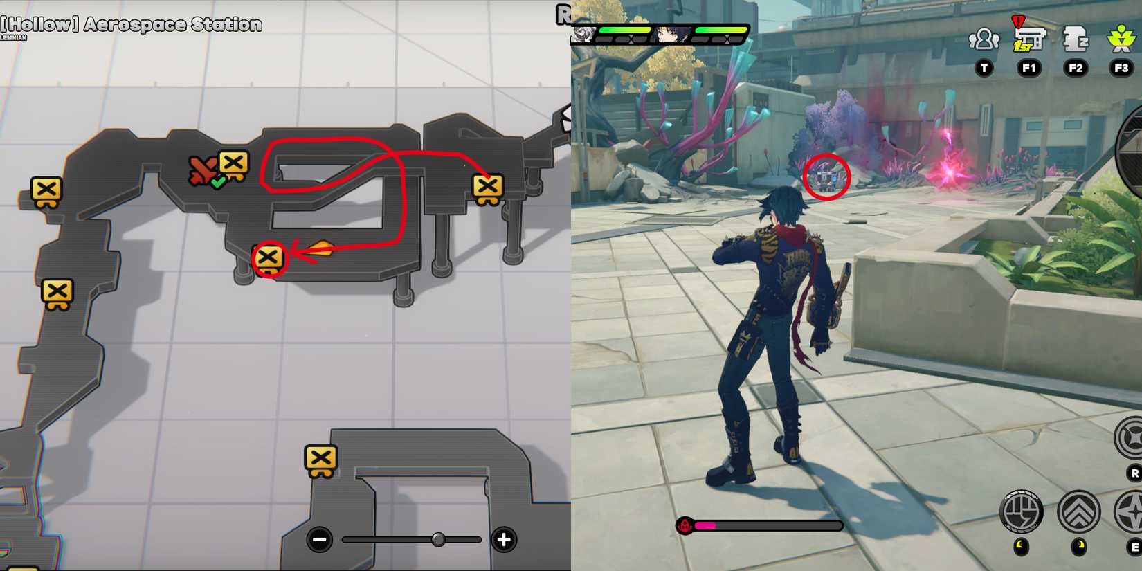 hollow aerospace station mini cargo trucks location 2 in zenless zone zero