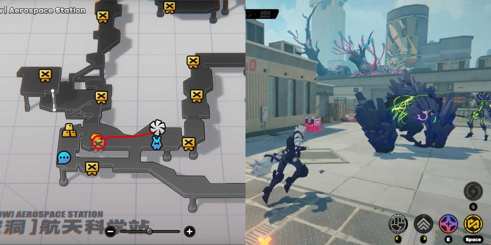 hollow aerospace station mini cargo trucks location 8 in zenless zone zero