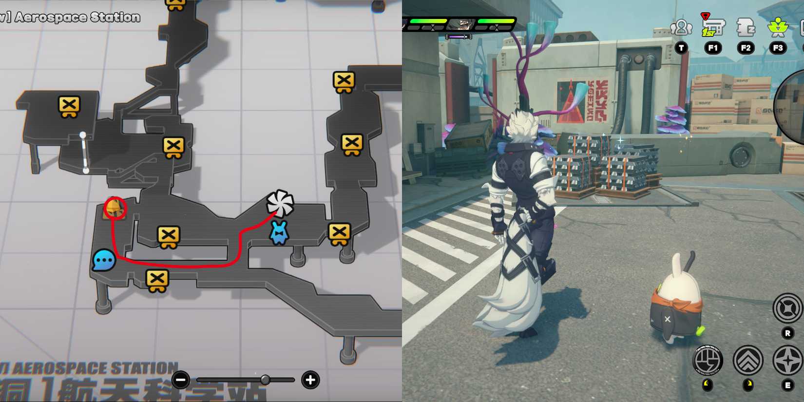 hollow aerospace station supply collection point locations in zenless zone zero