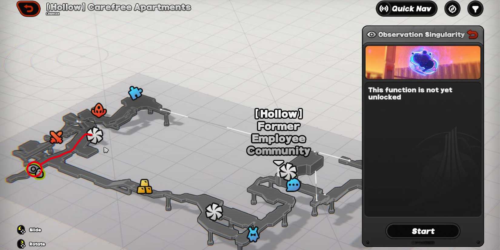 hollow carefree apartments observe singularity location in zenless zone zero