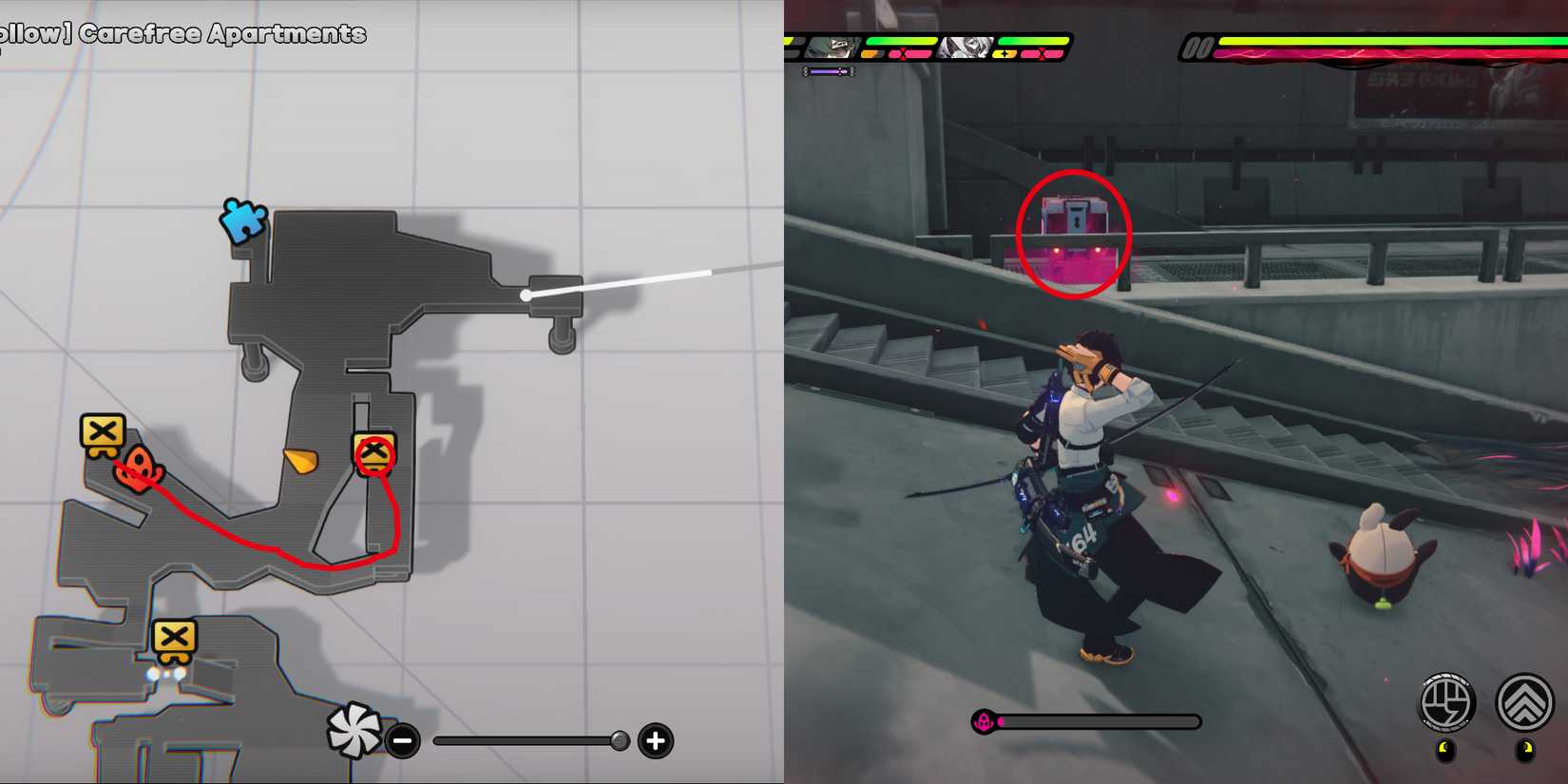 hollow carefree apartments supply collection point location 11 in zenless zone zero