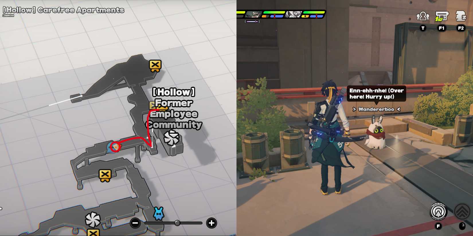 hollow carefree apartments supply collection point location 2 in zenless zone zero