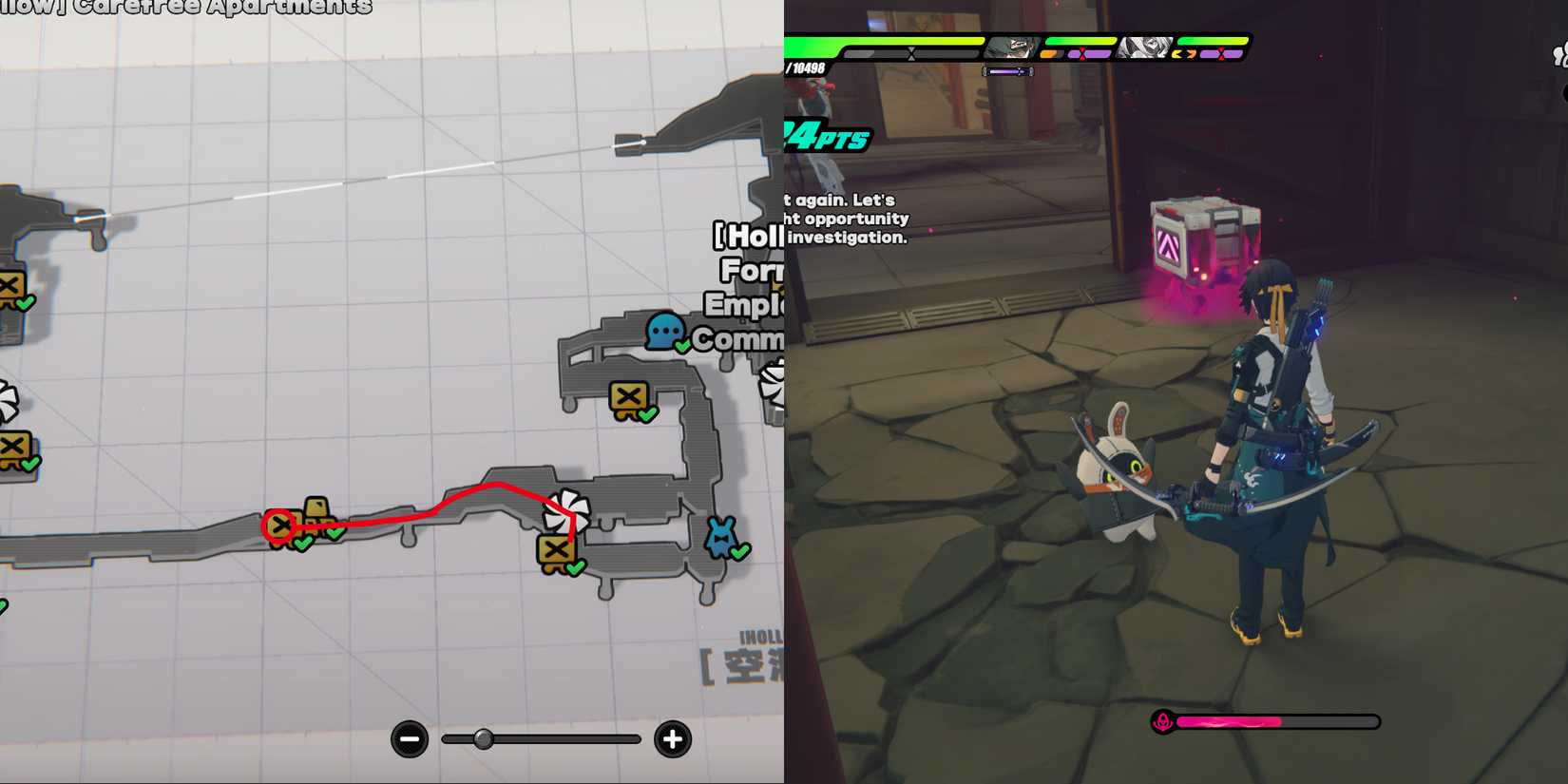 hollow carefree apartments supply collection point location 5-a in zenless zone zero