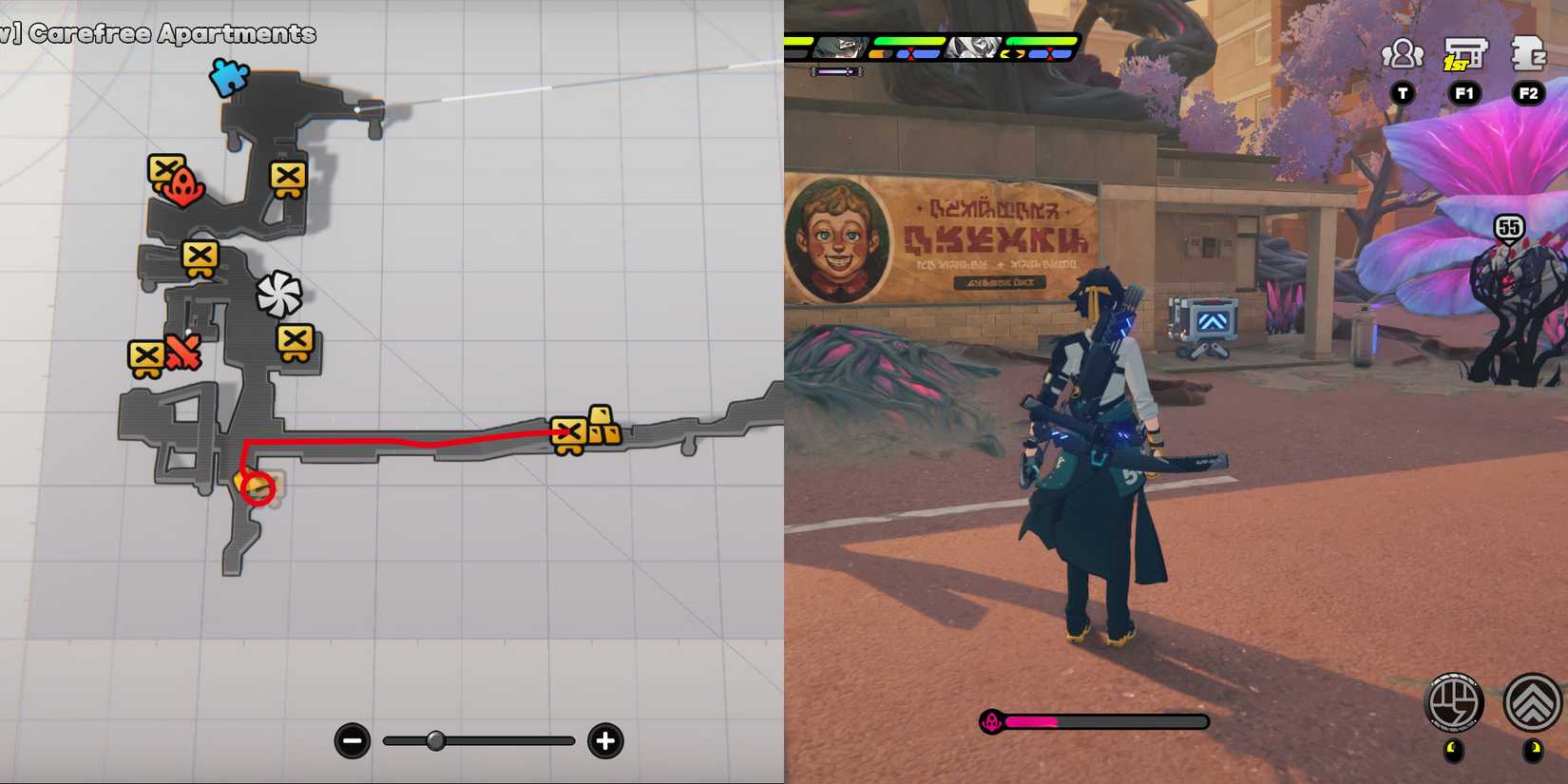 hollow carefree apartments supply collection point location 6 in zenless zone zero