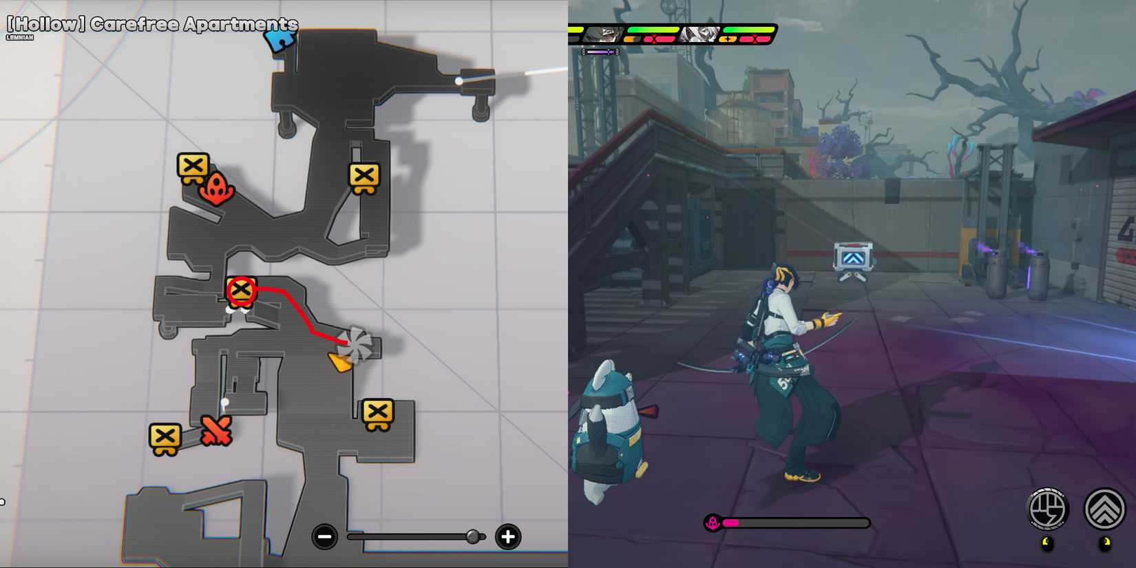 hollow carefree apartments supply collection point location 8 in zenless zone zero